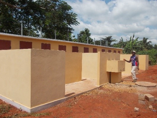 Toiletten öffentliche Schule Zafi, Togo
